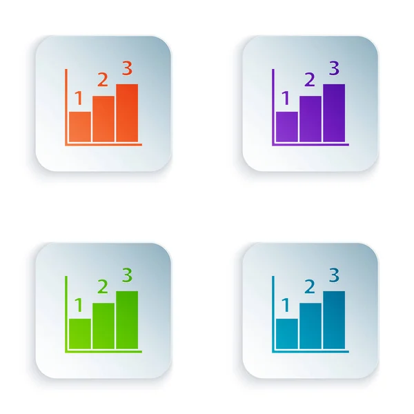 Farbdiagramm Zeitplan Diagramm Infografik Kuchendiagramm Symbol Auf Weißem Hintergrund Isoliert — Stockvektor