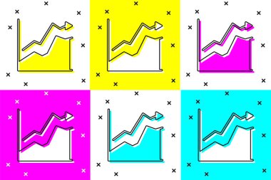 Yağ fiyat artışı simgesini renk arkaplanına ayır. Petrol endüstrisi krizi konsepti. Vektör İllüstrasyonu