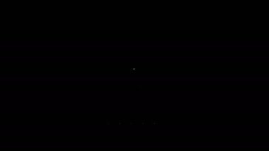 Siyah arkaplanda grafik çizelgesi simgesi olan beyaz çizgi hedefi. Metin dosya simgesini rapor et. Muhasebe tabelası. Denetim, analiz, planlama. 4K Video hareketli grafik canlandırması