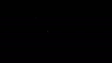 Siyah arkaplanda grafik çizelgesi simgesi olan beyaz çizgi tahtası. Metin dosya simgesini rapor et. Muhasebe tabelası. Denetim, analiz, planlama. 4K Video hareketli grafik canlandırması