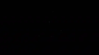 Siyah arkaplanda beyaz çizgi gemi simgesi izole edildi. 4K Video hareketli grafik canlandırması