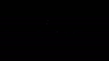 Siyah arkaplanda kablosuz ağ ikonu olan akıllı ev. Uzaktan kumanda. 4K Video hareketli grafik canlandırması
