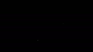 Siyah arkaplanda kablosuz ağ ikonu olan akıllı ev. Uzaktan kumanda. 4K Video hareketli grafik canlandırması