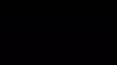 Beyaz çizgi tuvalet fırçası simgesi siyah arkaplanda izole edildi. 4K Video hareketli grafik canlandırması