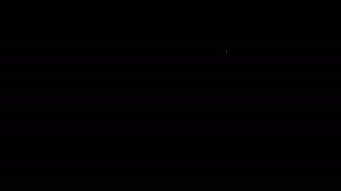 Siyah arka planda izole edilmiş kızarmış kızarmış ekmek dilimi için beyaz çizgili ekmek tostu. Öğle yemeği, akşam yemeği, kahvaltı atıştırmalığı. 4K Video hareketli grafik canlandırması