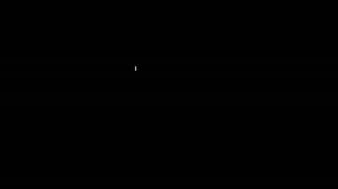 Uygulama iletim simgesi olan beyaz çizgi bilgisayar monitörü siyah arkaplanda izole edildi. Paket takibi. 4K Video hareketli grafik canlandırması