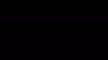 Siyah zemin üzerinde silgi simgesi olan beyaz çizgi sınav kağıdı ve kalem. Sınav kağıdı, sınav ya da araştırma konsepti. Sınav ya da sınav. 4K Video hareketli grafik canlandırması