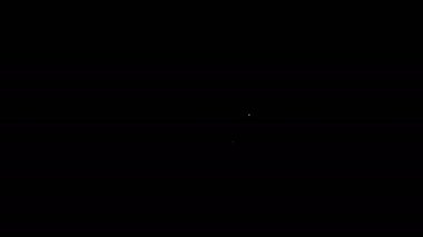 Beyaz çizgili kurabiye ya da siyah arka planda çikolata ikonlu bisküvi. 4K Video hareketli grafik canlandırması
