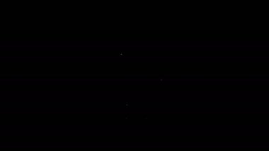 Kutsal Kitap ikonu üzerine beyaz çizgi yemini siyah arka planda izole edilmiştir. Mahkemedeki prosedür. Gerçek ve gerçek. Tanrı huzurunda söz ver. 4K Video hareketli grafik canlandırması