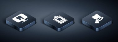 Isometric Diş Kliniği konumunu diş kartı simgesiyle Diş ve Pano olarak ayarla. Vektör