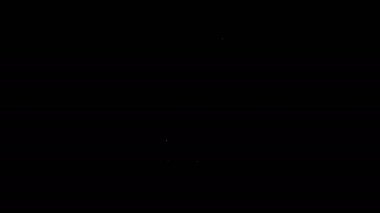 Beyaz çizgi krem ya da siyah arkaplanda izole edilmiş losyon kozmetik tüp ikonu. Erkekler için vücut bakım ürünleri. 4K Video hareketli grafik canlandırması