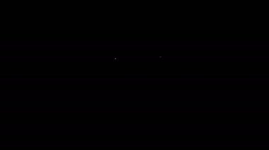 Siyah arkaplanda beyaz çizgi XYZ koordinat sistemi simgesi izole edildi. Grafik istatistikleri için XYZ ekseni. 4K Video hareketli grafik canlandırması