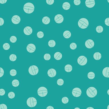 Yeşil Geometrik şekil Küre simgesi yeşil arkaplanda izole edilmiş pürüzsüz desen. Soyut şekil. Geometrik süs. Vektör İllüstrasyonu
