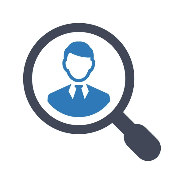 Businessman search icon — Stock vektor