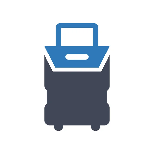 Luggage bag icon — Stock Vector