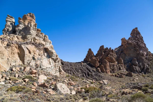 Formación rocosa en el Teide, Tenerife — Foto de Stock