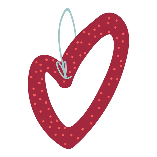Сердце Валентина. иллюстрация для вашего дизайна, ручной рисунок, дудл . — стоковое фото