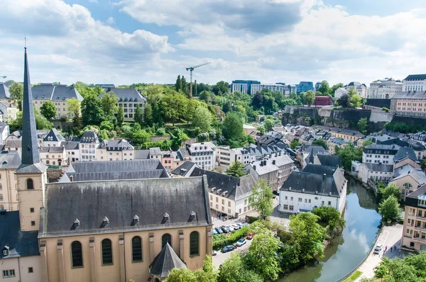 Stadsgezicht Van Luxemburg Stad — Stockfoto