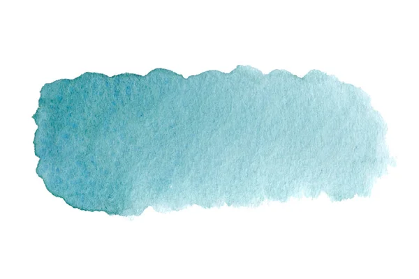 Handgezeichneter Aquarell-Splatter isoliert auf weißem Hintergrund — Stockfoto