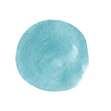 Beyaz arkaplanda elle çizilmiş suluboya sıçraması