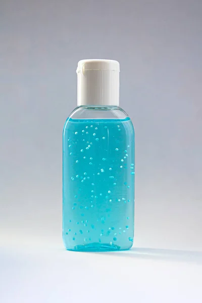 Bottle Hand Sanitizer Gel Hand Hygiene Coronavirus Protection Antivirus Antibacterial — Stock Photo, Image