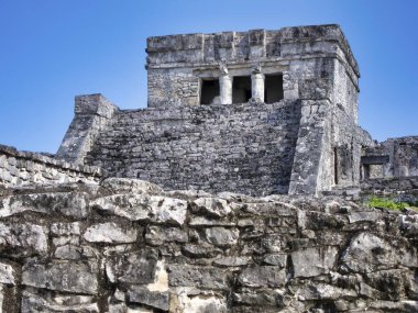 Tulum 'un Maya harabeleri - Meksika