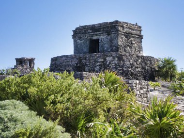 Tulum 'un Maya harabeleri - Meksika