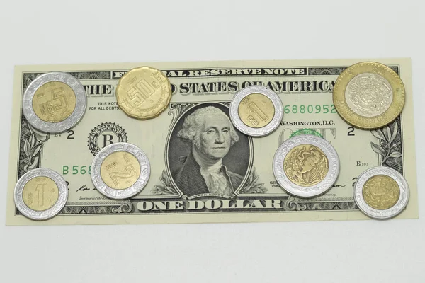 Amerikan doları ve Meksika pezosu