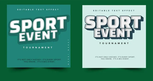 sport event header or title, editable text effect, easy custom