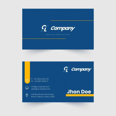 Bu bir kartvizit şablonu, terfiniz için zarif ve profesyonel kartvizitler oluşturabilirsiniz.