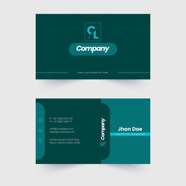 Bu bir kartvizit şablonu, terfiniz için zarif ve profesyonel kartvizitler oluşturabilirsiniz.