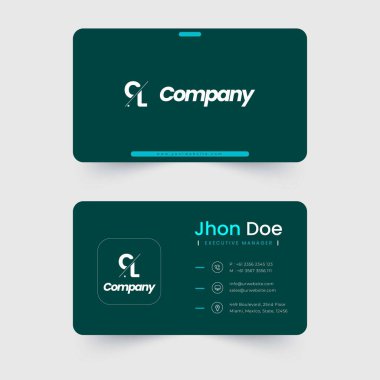 Bu bir kartvizit şablonu, terfiniz için zarif ve profesyonel kartvizitler oluşturabilirsiniz.