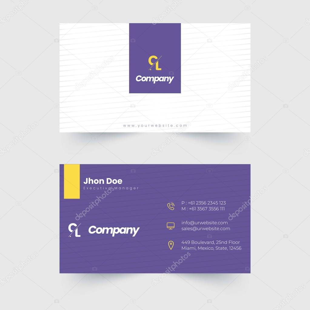 This is a business card template, you can create elegant and professional business cards for your promotion