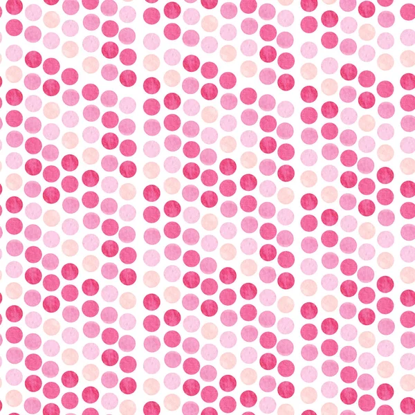 Υδατογραφία μοδίστρες μοτίβο με ροζ κύκλους ουράνιο τόξο — Φωτογραφία Αρχείου
