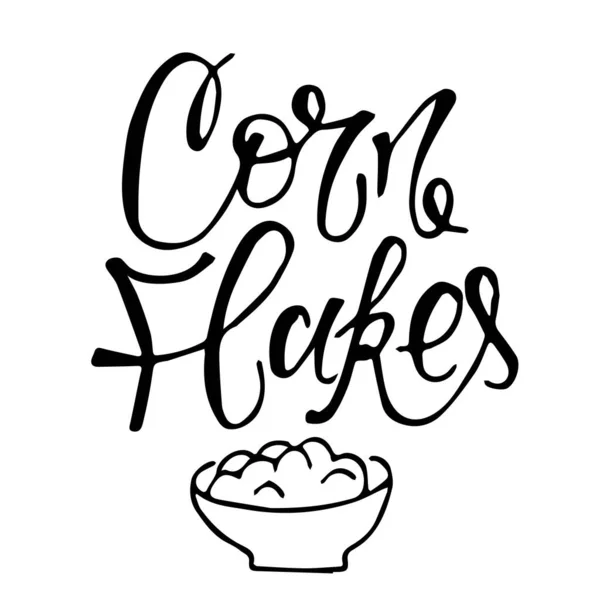 Mısır gevreği vektörü.