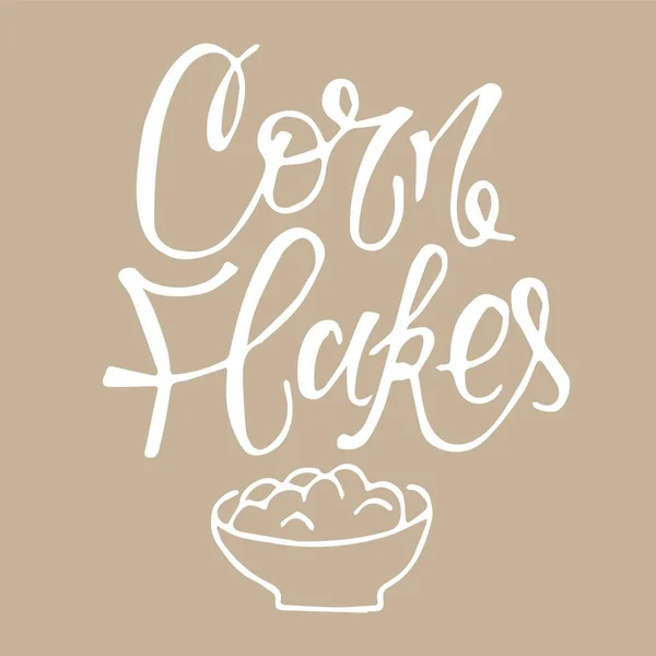 Mısır gevreği vektörü.