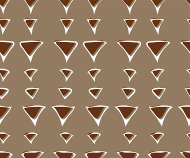 Üçgenli, el çizimi, pürüzsüz desen. Karalama. Vektör çizimi. Eps 10