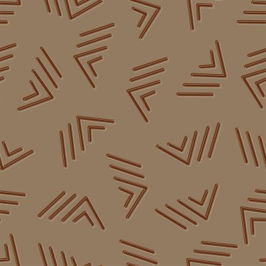 Karalama elementleriyle kusursuz desen. El çizimi. Vektör çizimi. Eps 10