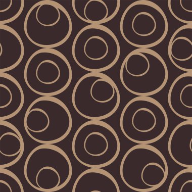 Elle çizilmiş daireler, karalamalar. Vektör çizimi. Eps 10