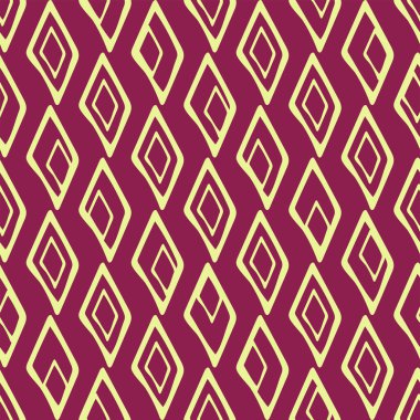 Kusursuz desenli, el tarağı çizilmiş. Karalama. Vektör çizimi. Eps 10