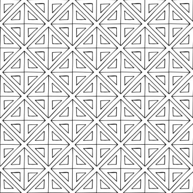 Elle çizilmiş soyut, pürüzsüz desen, kafes, karalama. Vektör çizimi. EPS 10