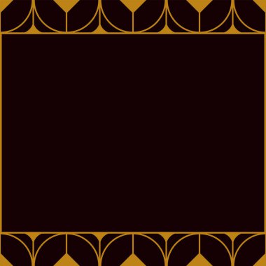 Soyut geometrik çerçeve. Vektör çizimi. EPS 10