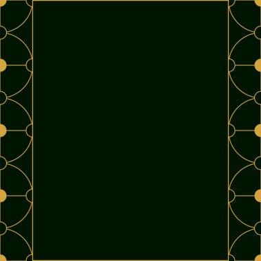 Soyut geometrik çerçeve. Vektör çizimi. EPS 10