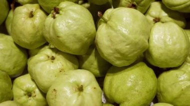 Süpermarket Rafında Taze Guava Meyvesinin Kapanışı