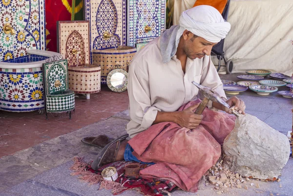 Artisanat fait des pièces pour l'artisanat de la mosaïque — Photo