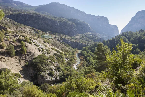 壮观的景观宽的区域，Gaitanes 峡谷 — 图库照片
