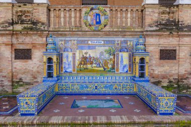 Toledo Eyaleti, Glazed Bank İspanya Meydanı, Seville döşer.