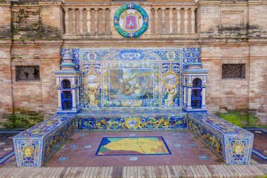 Soria Eyaleti, Glazed Bank İspanya Meydanı, Seville döşer.