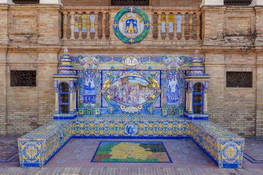 Lugo Eyaleti, Glazed Bank İspanya Meydanı, Seville döşer.