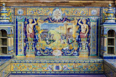 Badajoz Eyaleti, Glazed Bank İspanya Meydanı, Seville döşer.
